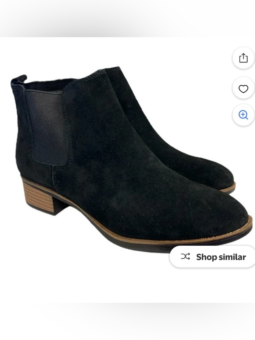 Sugar Woman’s Black Suede Chukka Boots